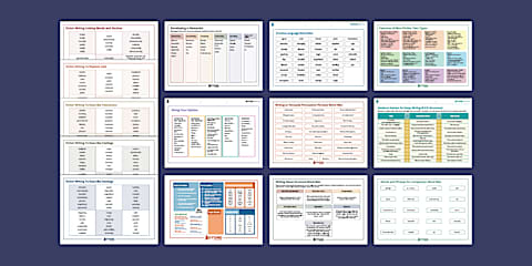 PEEL Paragraph Sentence Starters Word Mat