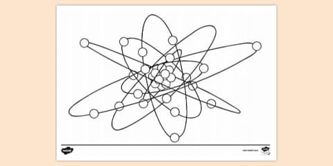 Atom Colouring Sheet