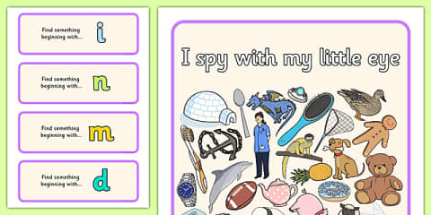 Phonics I Spy - Set 1