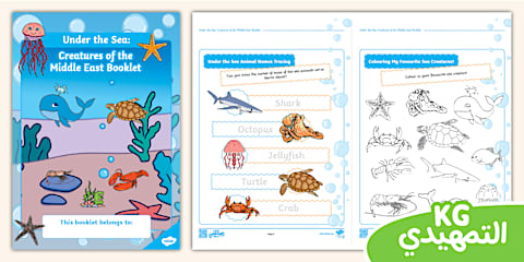 Under the Sea: Creatures of the Middle East Pencil Control and Letter ...