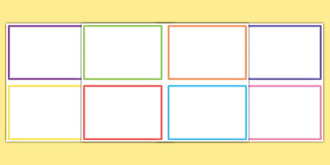 Editable Challenge Cards