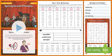 Year 6 Term 3B Week 5 Spelling Pack