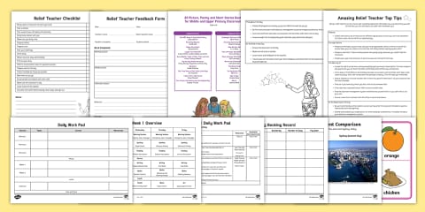 Year 2 Week 1 Relief Teaching Resource Pack