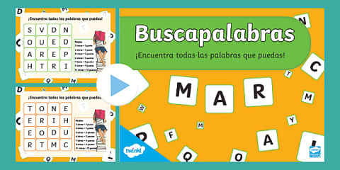 Bingo de Palabras con M, P, S y L