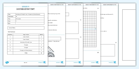 Gr 9 Math Project Grade 9 - Maths - Term 3 - Drawing Straight Line Graphs - Activity ...