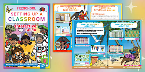Preschool Interactive How-to Guide for Back to School for Teachers