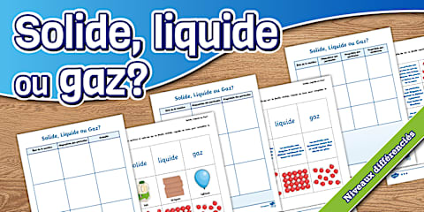 Solids, Liquids and Gasses Interactive Word Search