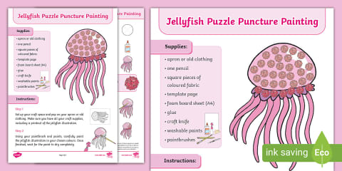 How to Draw a Jellyfish - Copy the Picture Puzzle