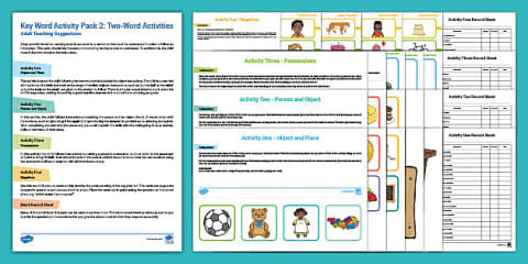 Key Word Activity Pack 4: Four-Word Activities