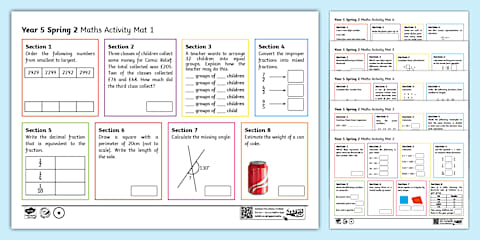 Year 5 Autumn 2 Maths Activity Mats