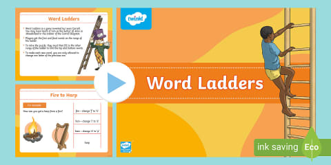 Spring Word Ladder Spring Word Ladders Activity