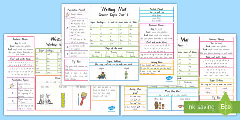New Zealand Year 1 Spelling, Punctuation and Grammar Activity Mats
