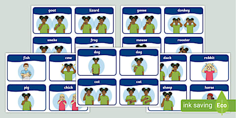 Auslan Animals I Have Who Has Cards
