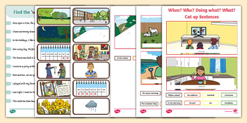 Doing What? What? Where? Colourful Semantics Choose the Words and Draw ...