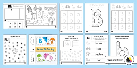 Letter B Craft Activity