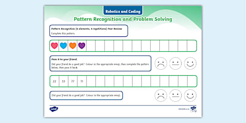Robotics and Coding Pattern Recognition - Complete the Pattern with 2 ...