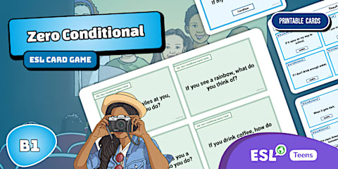 ESL Zero and First Conditional PPT Lesson [Teens, B1]