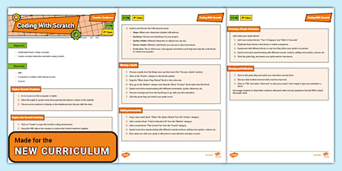 Unplugged Scratch Coding Loop Cards