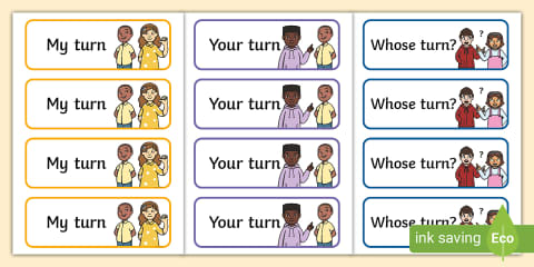 My Turn Your Turn Visual Cards