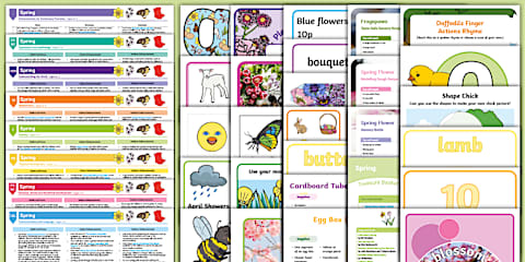 EYFS Spring Continuous Provision Planning Ideas (Ages 2-4)