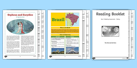 Year 5 Reading Comprehension Assessment Pack