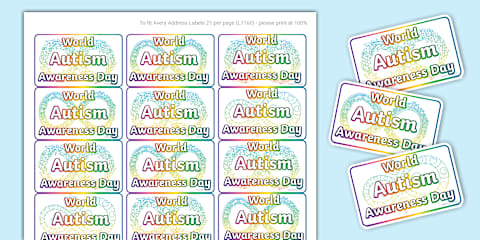 World Autism Awareness Day Stickers
