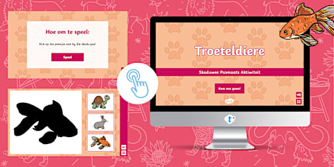 Voorskool - Troeteldiere - Verkyker Speletjie