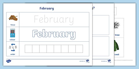 January Activity Sheets