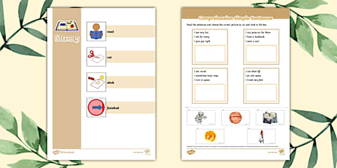 Structured Steps Literacy Following Reading Simple Instructions