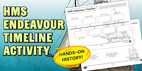 Captain James Cook Explorer Map
