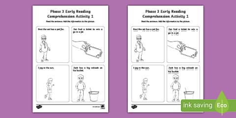 Phase 3 Early Reading Comprehension Activity 4