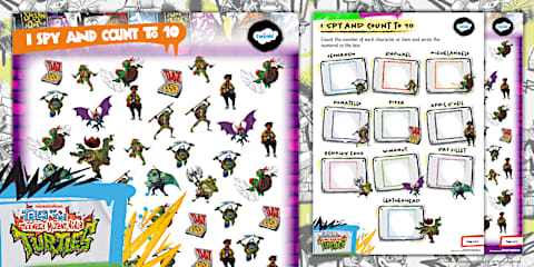 TMNT: Pencil Control and Letter Formation Activity Booklet