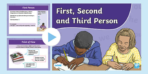 First, Second and Third Person Differentiated Worksheets