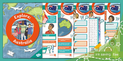 Human and Physical Features of Australia Sorting Activity