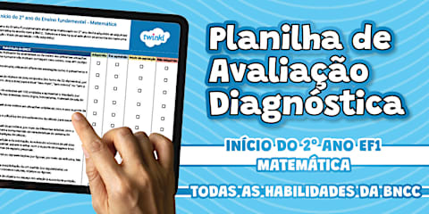 Planilha de Avaliação Diagnóstica - Início do 2º ano EF1 - Ciências