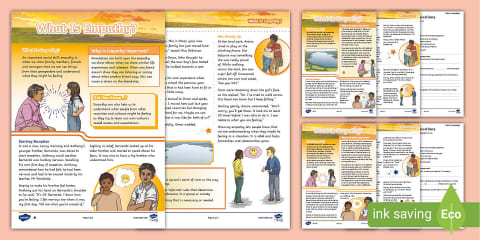 Comprehending Others How Do Others Feel? Empathy KS2 Activity Sheets