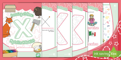 Letter X Class Activity Learning Letters at Home: My Letter R Activity Booklet