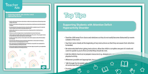 Top Tips for Supporting ADHD Teacher Aide Guidance