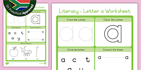Let's Look at the Letter A - Booklet