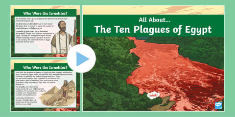 The Ten Plagues of Egypt Display Poster