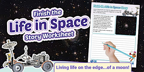 Finish the Space Story Worksheet