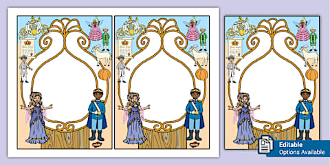 Cinderella Writing Frames