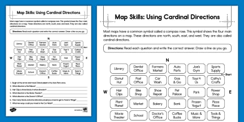 Second Grade Map Skills: What Is a Map Scale? Worksheet