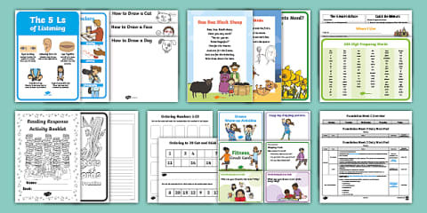 Foundation Week 1 Relief Teaching Resource Pack