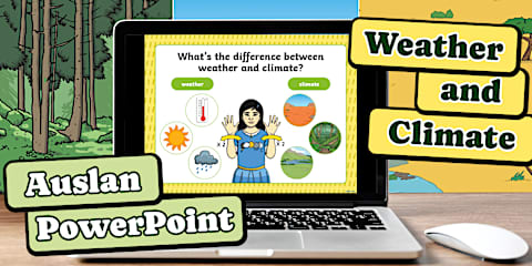 Auslan Weather Display Poster
