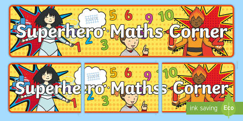 Maths Corner Display Poster