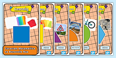 Classroom Objects Display Posters Gaeilge