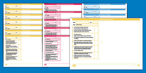 EYFS Learning Journey Record Half-Term Dividers