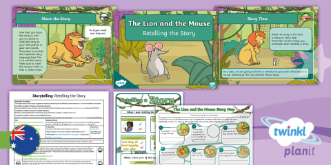Foundation Writing Traditional Tales: The Lion and the Mouse ...