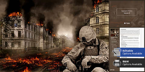 Seventh Grade Dystopian Literature PowerPoint & Google Slides